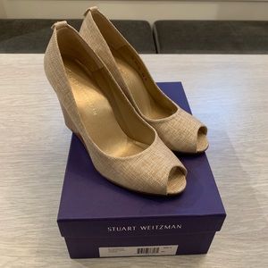 Stuart Weitzman Tweed “Elliewedge”